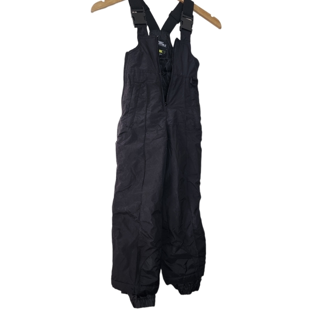 Sport Essentials Black  Adjustable Straps Zipper Closure Kids Snow Bid  Size S